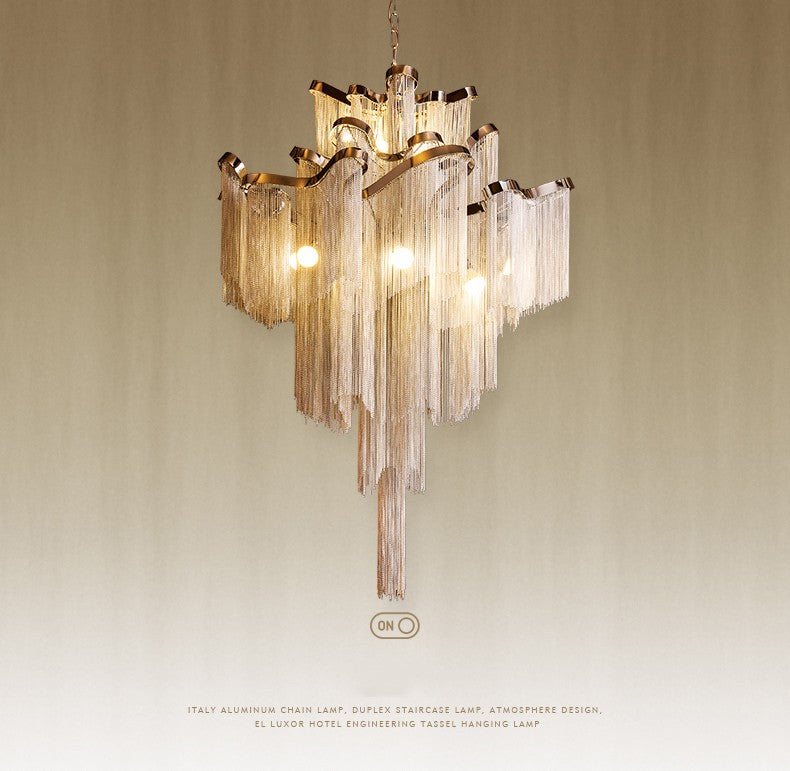 crystal chandelier shown as a main product image for open living spaces