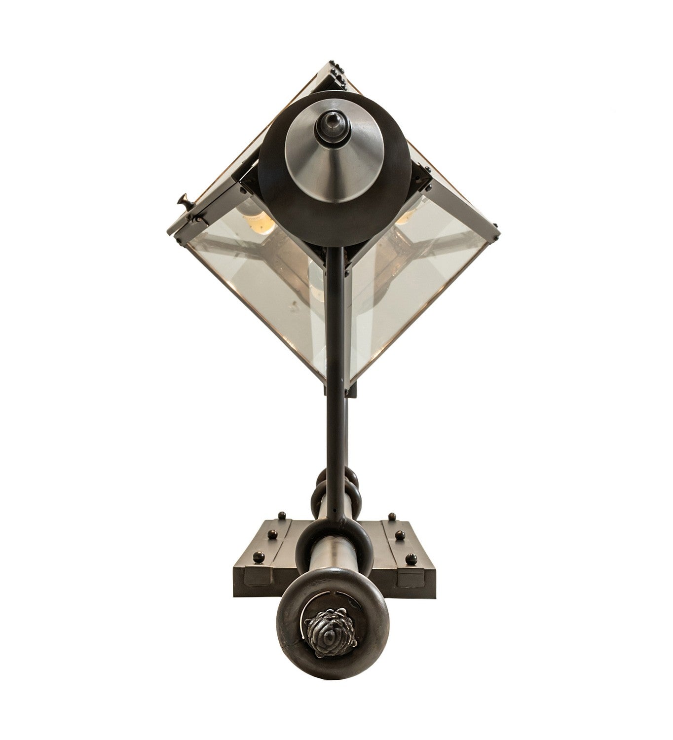 August 4-Light 64.00" Craftsman Brown Wall Sconce detail view 4