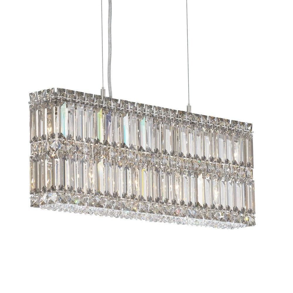 Contemporary Crystal Chandelier in Polished Chrome