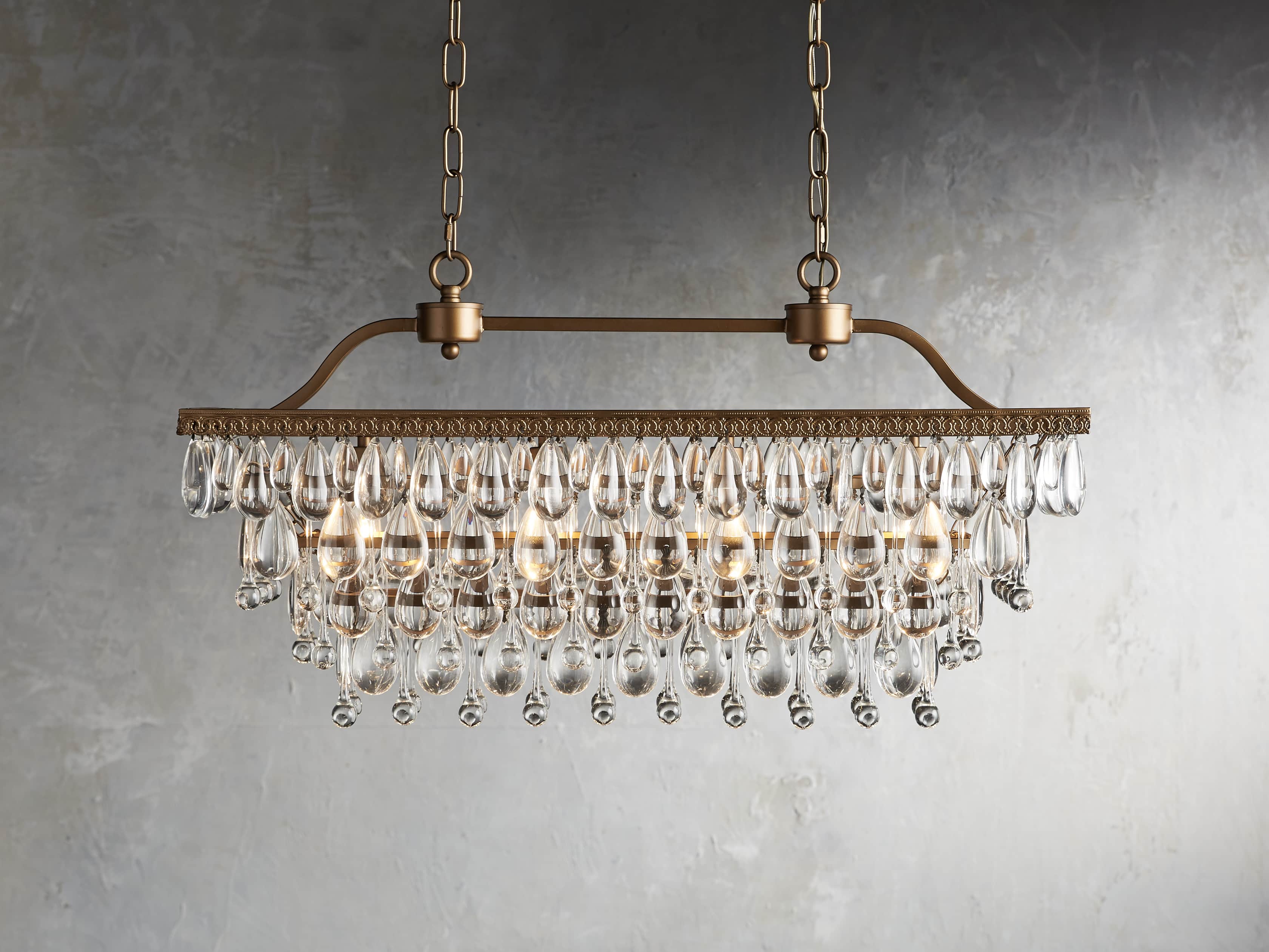 crystal chandelier shown as a main product image for foyers