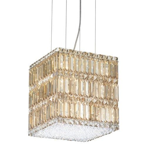 Stainless Steel 13-Light Golden Shadow Pendant Light