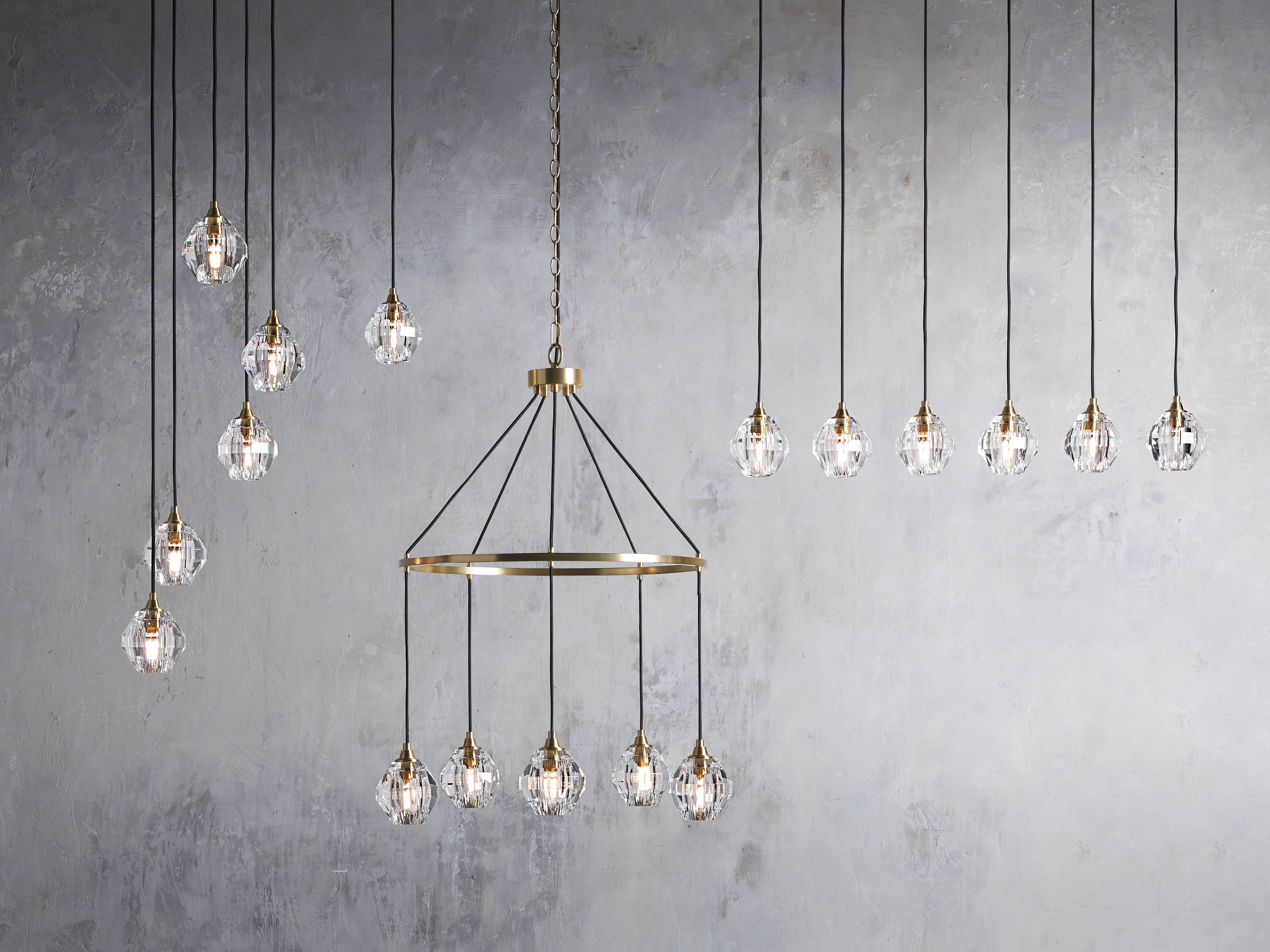 Amoroso Pendant in Brass