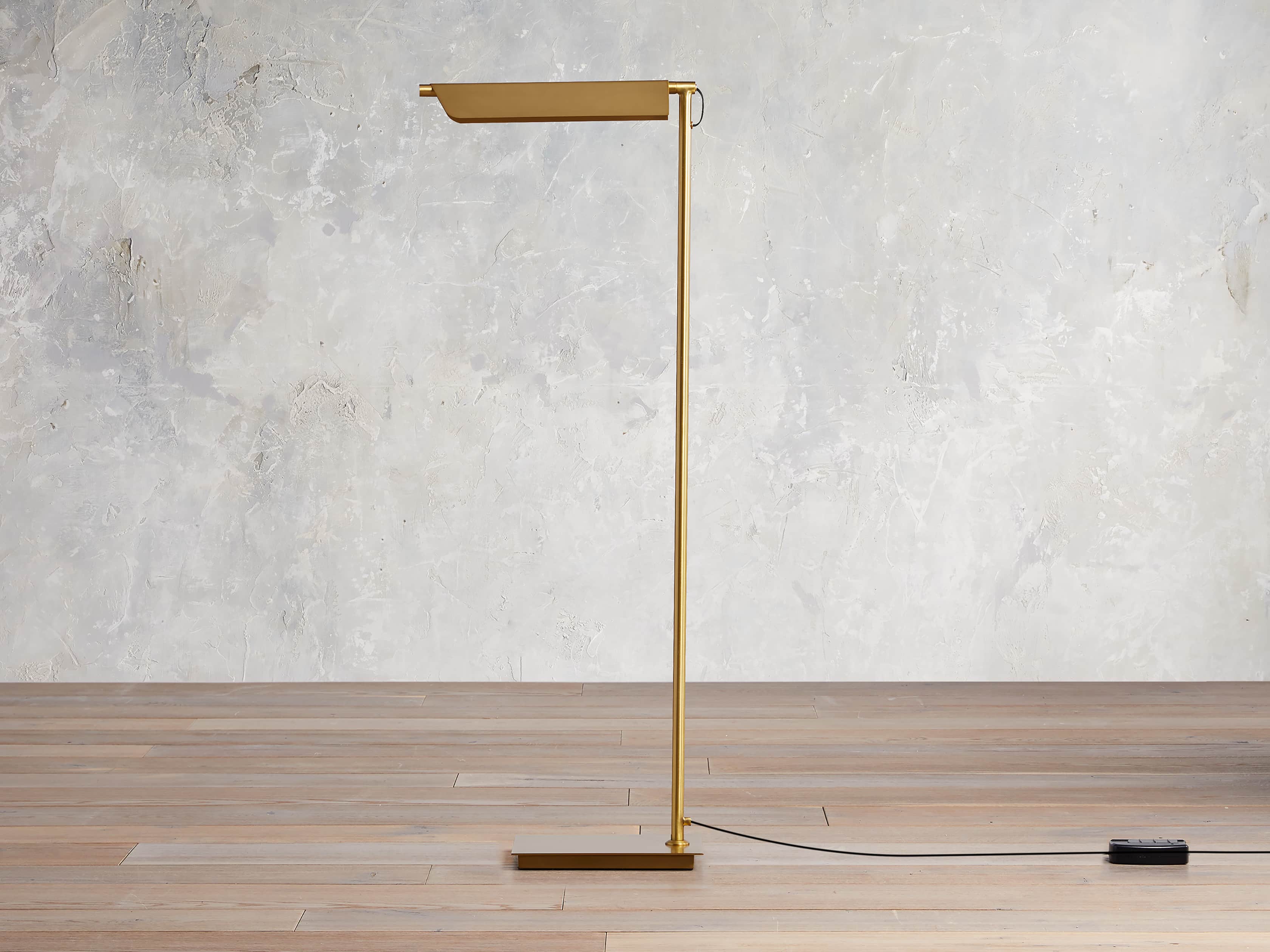 A x le Brass Floor Lamp