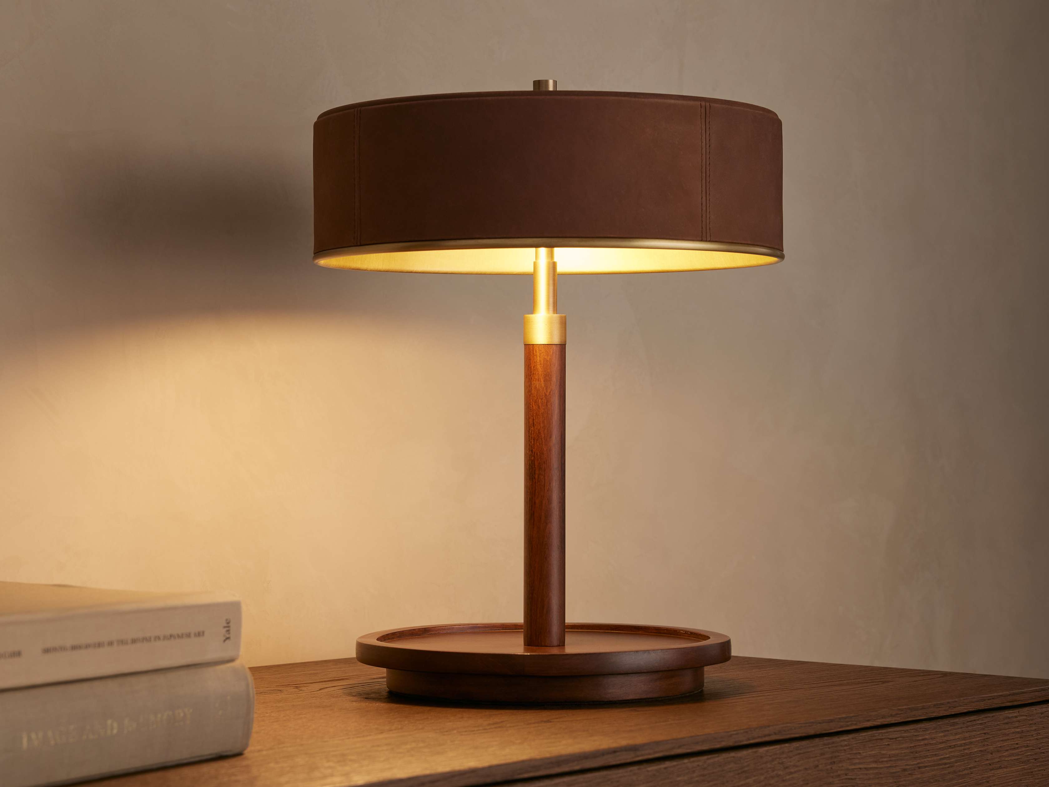 brass table lamp shown as a main product image for bedside tables