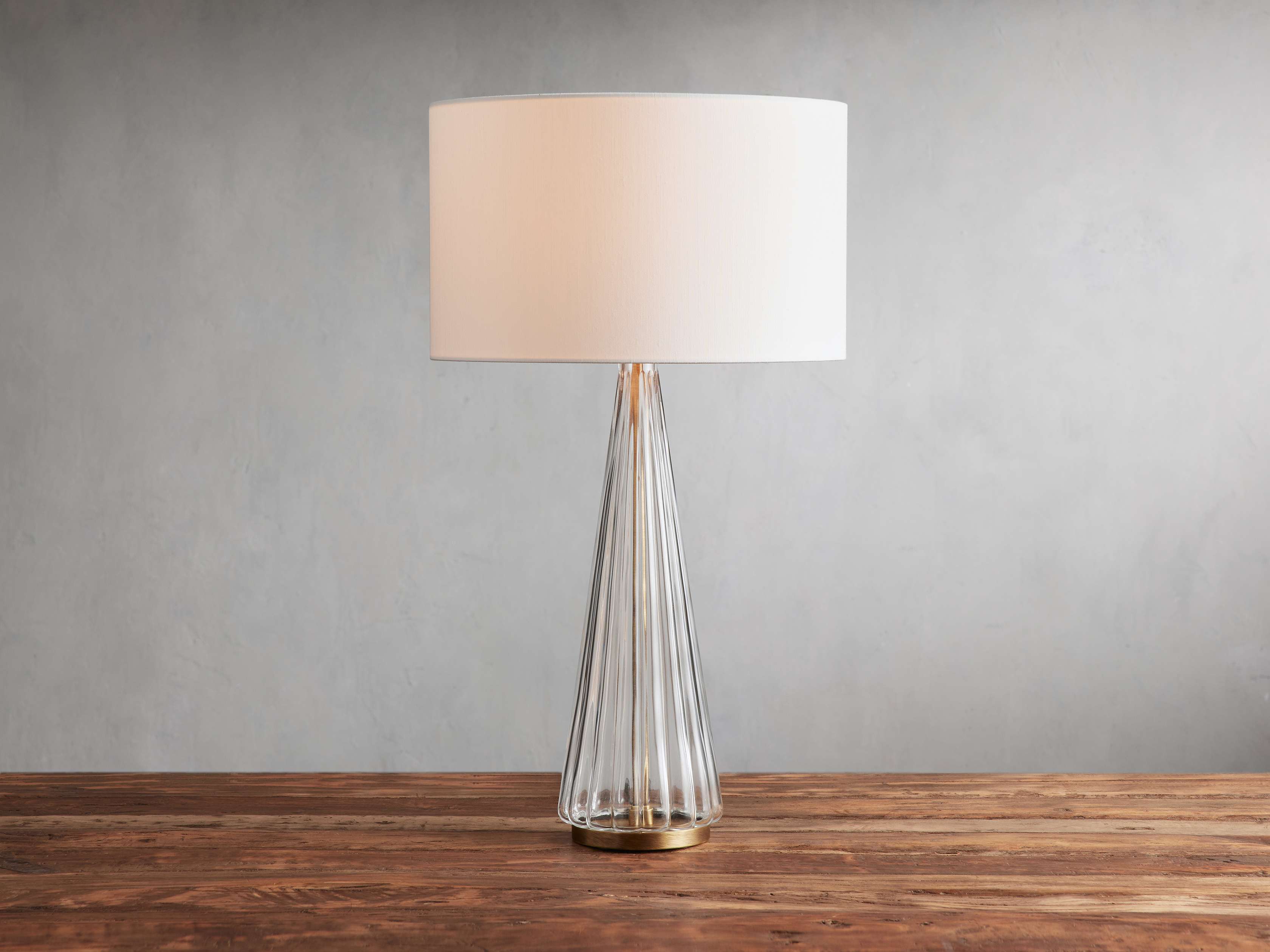 Close-up angle of Elisabetta Table Lamp showing form and material detail