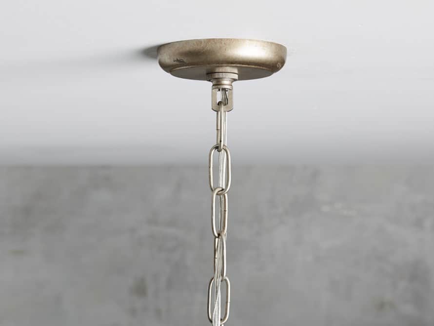 Chandelier detail image with finish, structure, and proportion visible