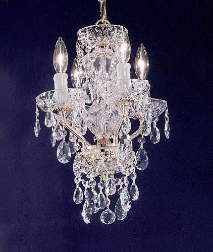 Four-Light Chandelier withSwarovski Spectra Crystal