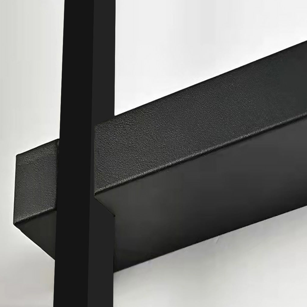 Interlaced Line Strips Waterproof Led Black Contemporary Exterior Wall Fixtures, Outdoor Wall Light, detail 7