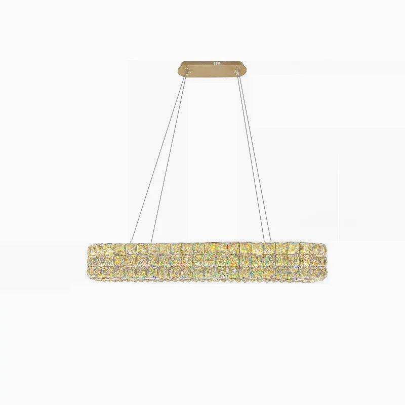 Bacci Crystal Dining Room Light Fixture Chandelier