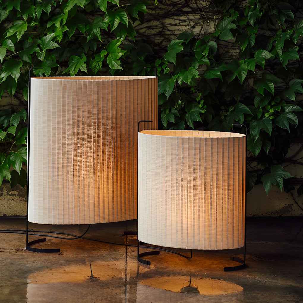42 Inch Modern Japanese- Outdoor Floor Lamp