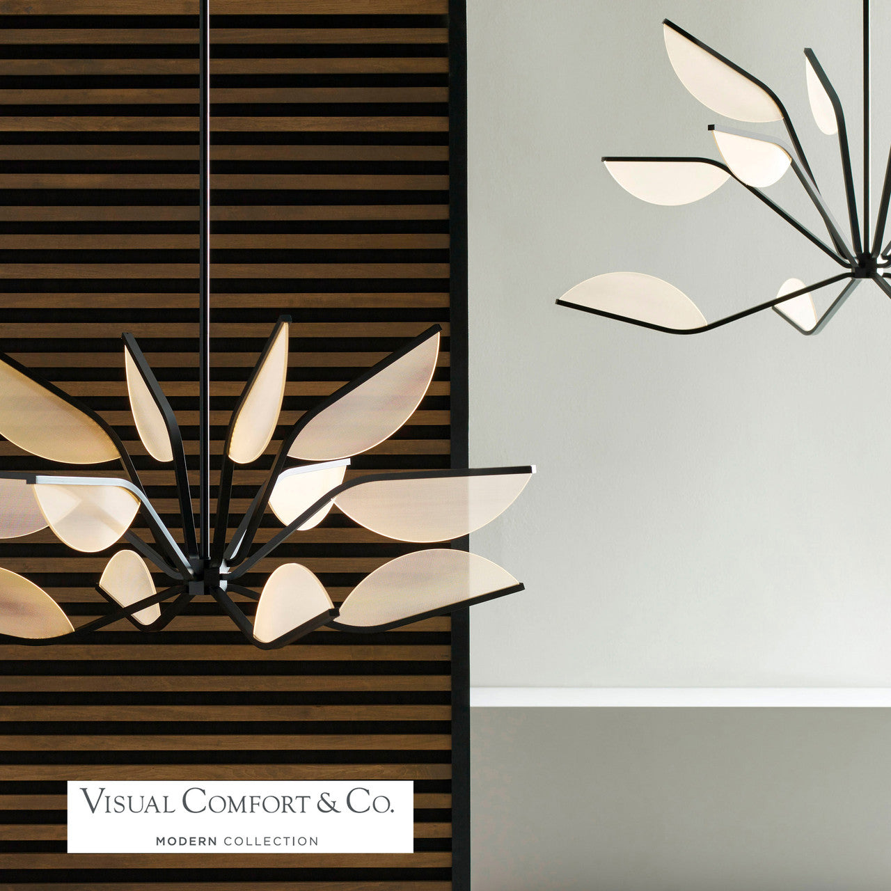 Belterra Chandelier, 12-Light, LED, Matte Black, Acrylic, 38"W (700BLT38B-LED930 70P9D5Z)
