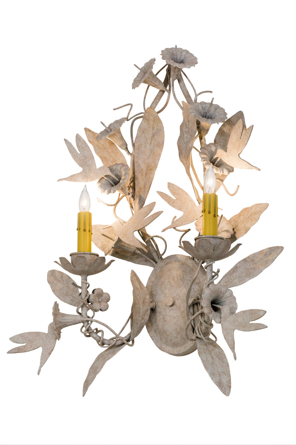 Le Printemps 2-Light 24.00" Tuscon Ivory LED Wall Sconce front view
