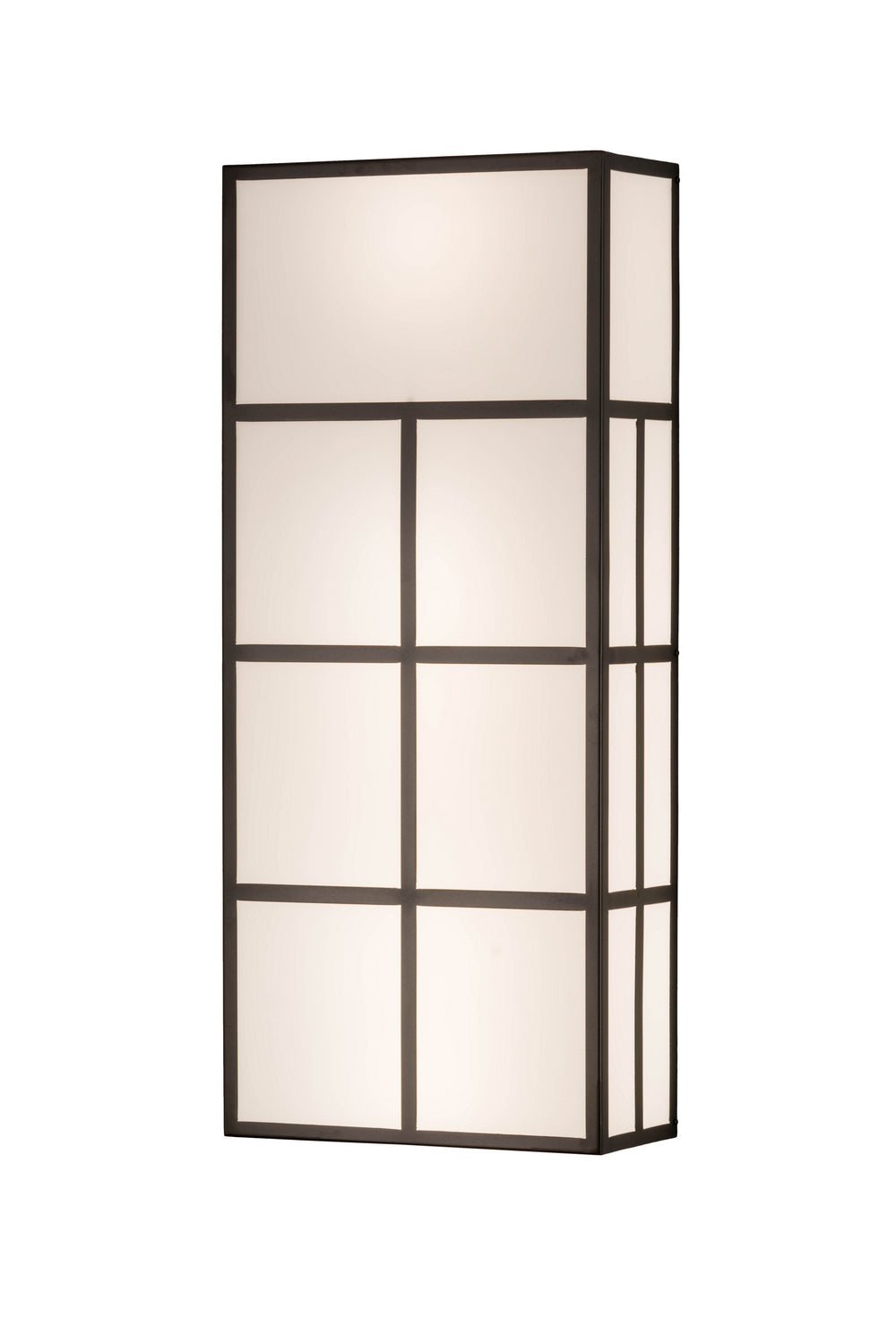 Quadrato 6-Light 42.00" Oil Rubbed Bronze LED Wall Sconce front view