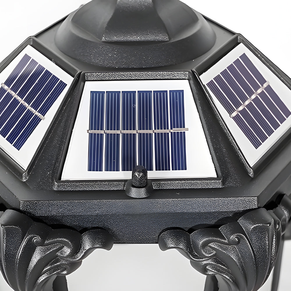 14.6-/17.7-inch H Black/Bronze Solar Light
