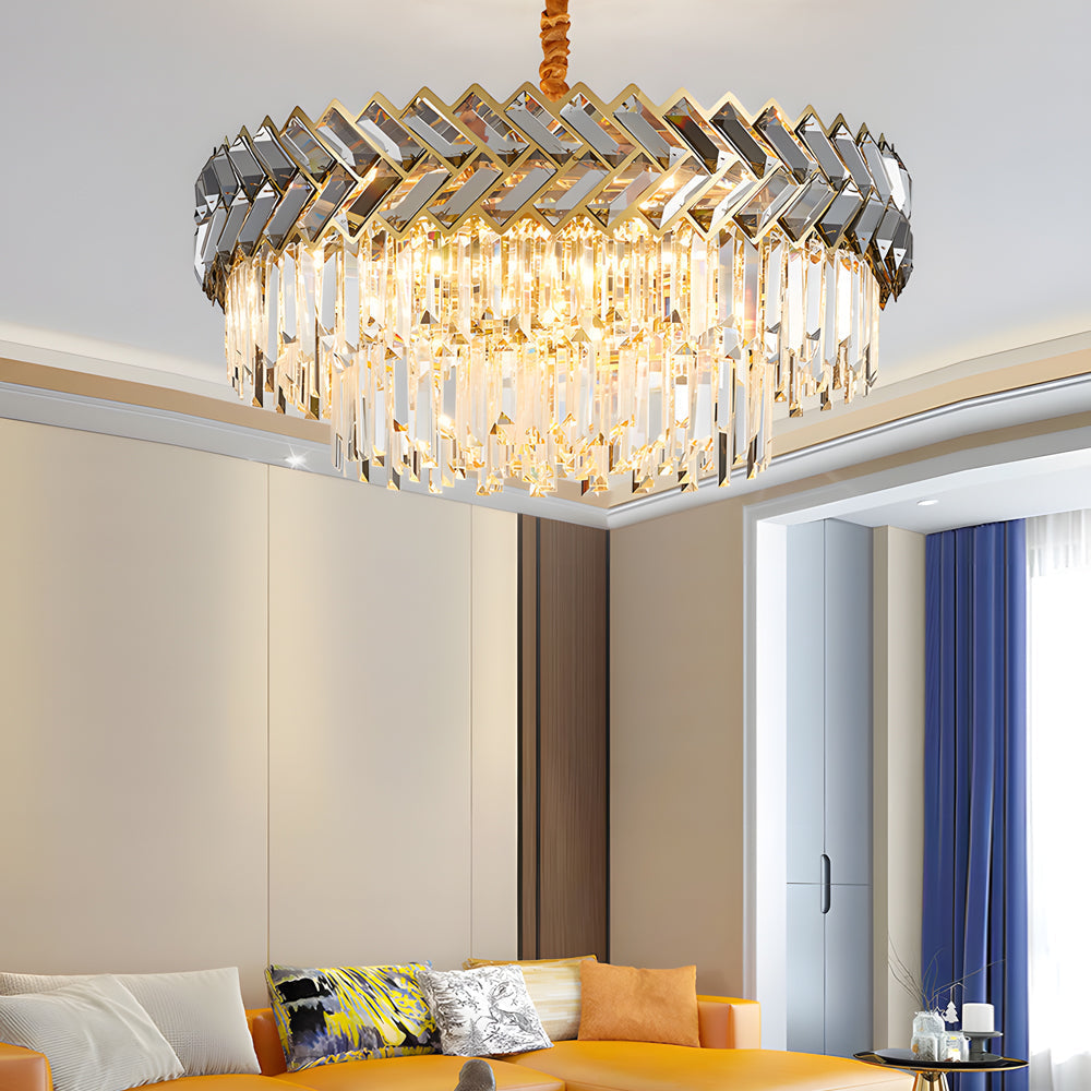 LED Dimmable Dining Room Crystal Chandelier