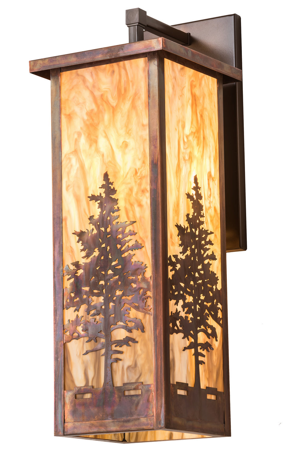 Tamarack 1-Light 28.50" Vintage Copper Wall Sconce front view