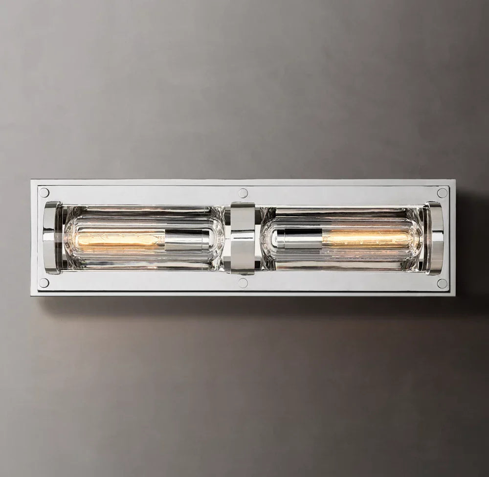 Savile Circular Linear Sconce, Bathroom Wall Sconce, detail 20