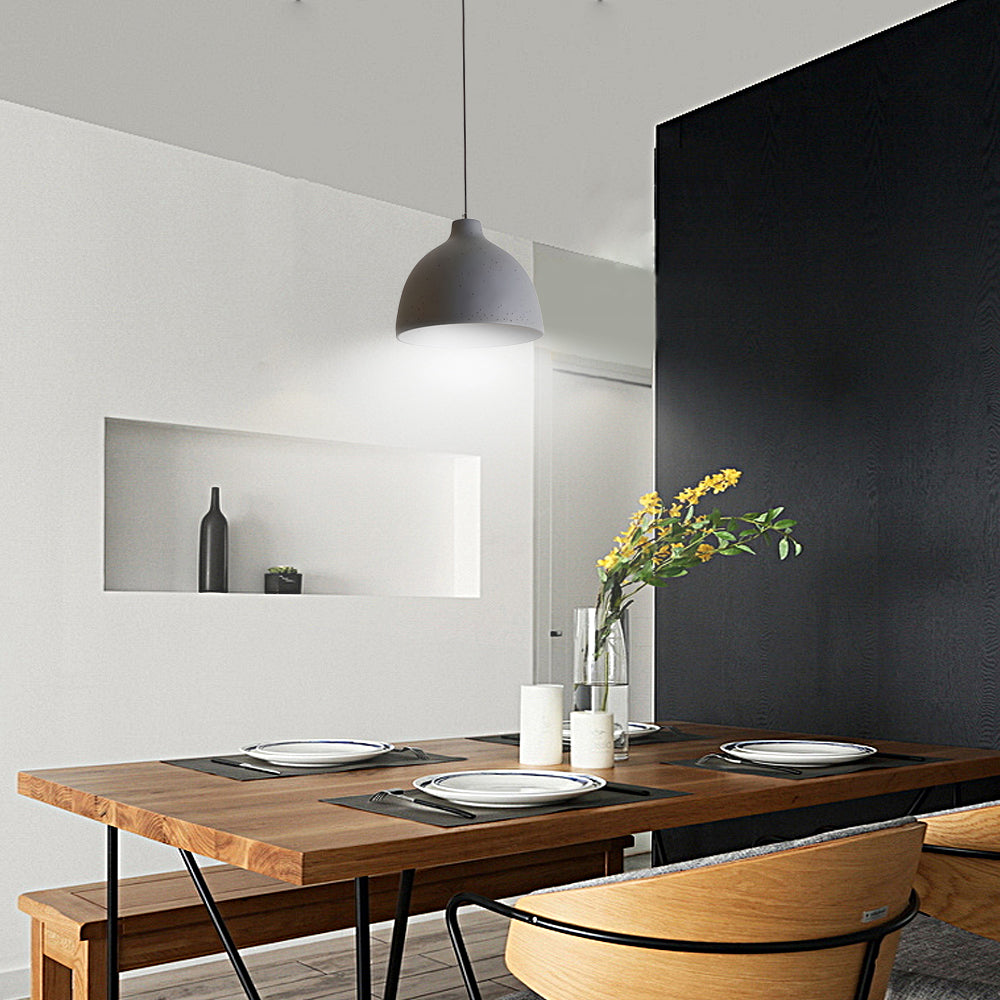 Modern Adjustable Resin Bowl Pendant Lamp detail view 4