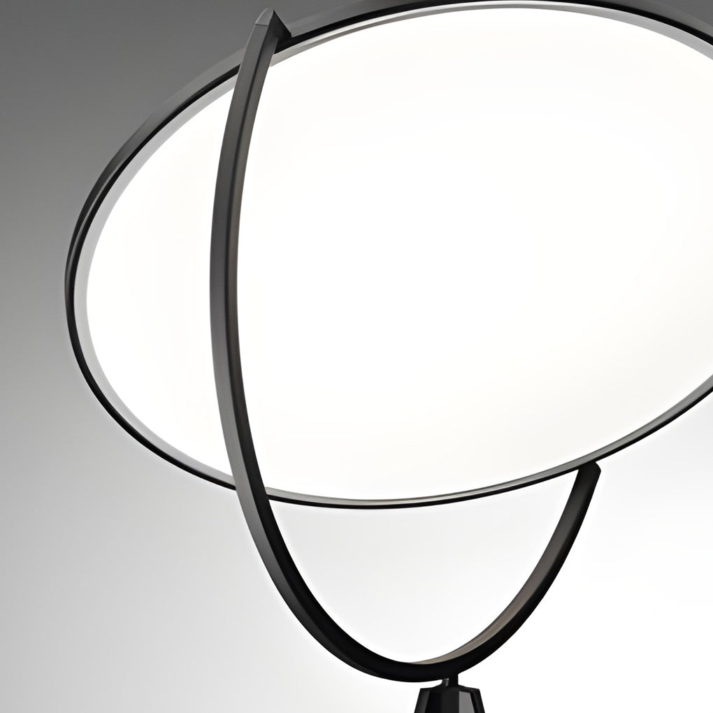 Black Metal and Rotating LED Tripod Floor Light, Floor Lamp, detail 8