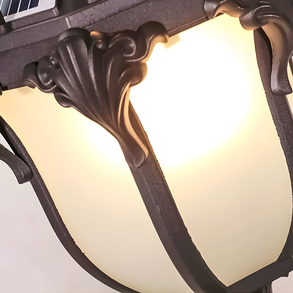 14.6-/17.7-inch H Black/Bronze Solar Light