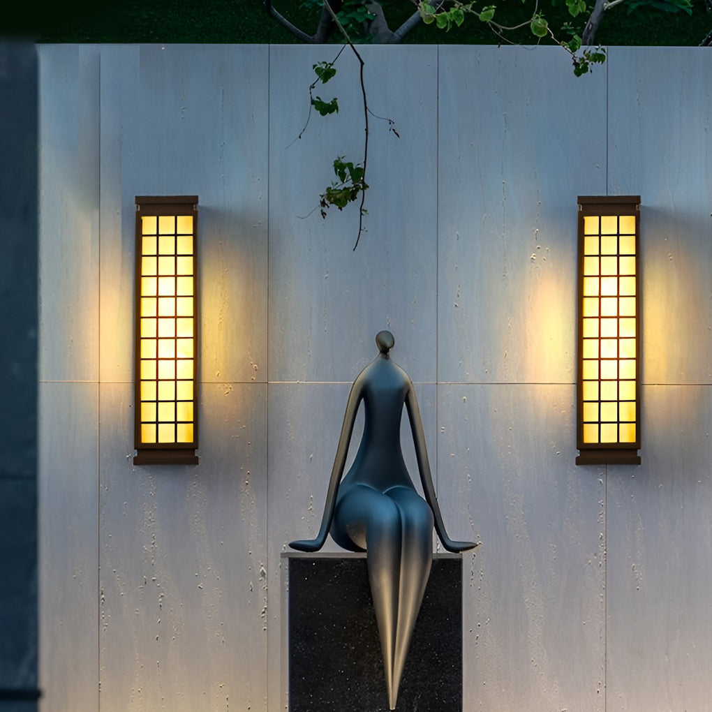Classic Rectangular T5 Waterproof Vintage Wall Sconce