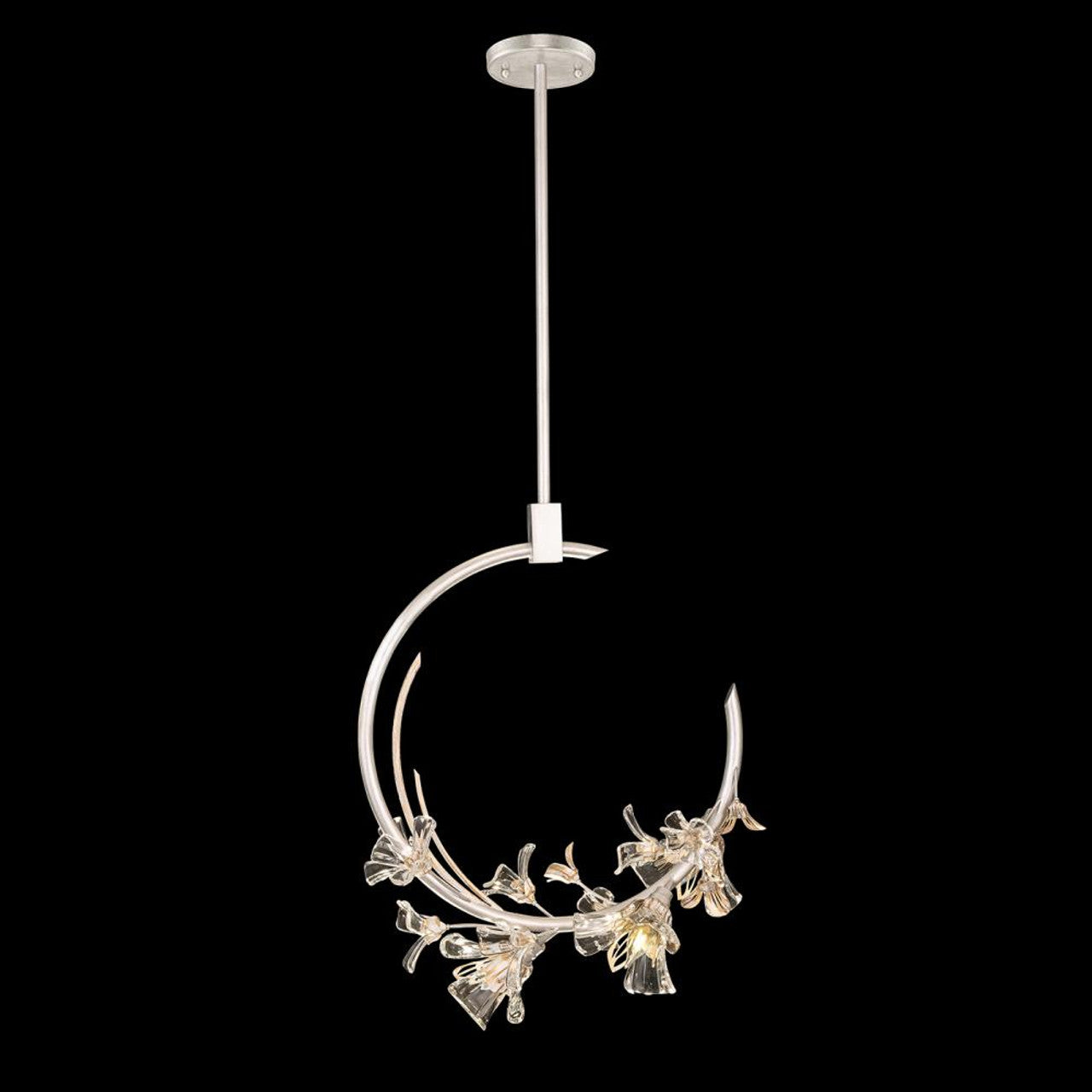 Cairn Pendant, 1-Light, Standard Height, LED, Sterling
