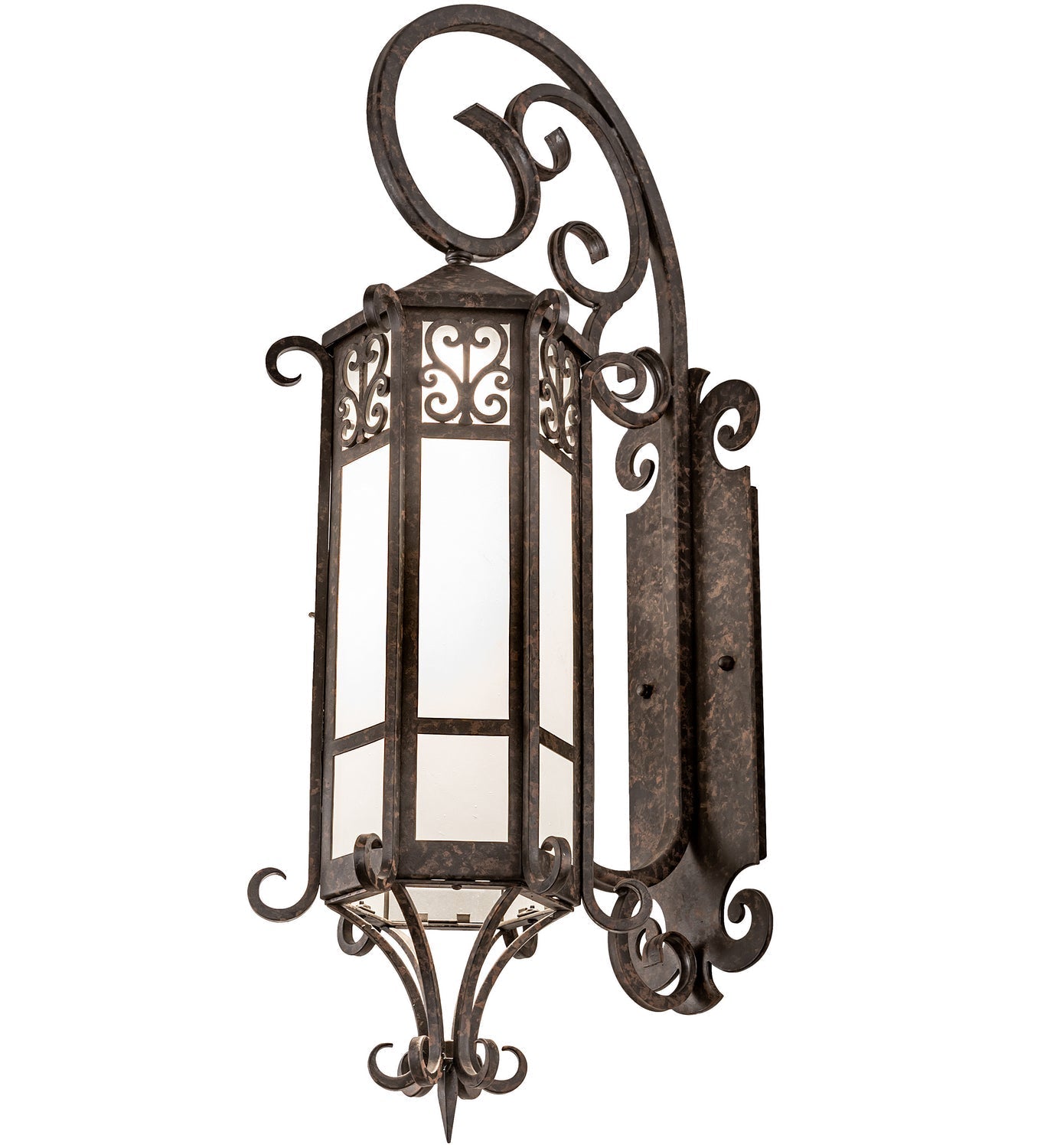 Caprice 1-Light 37.00" Coffee Bean Wall Sconce front view