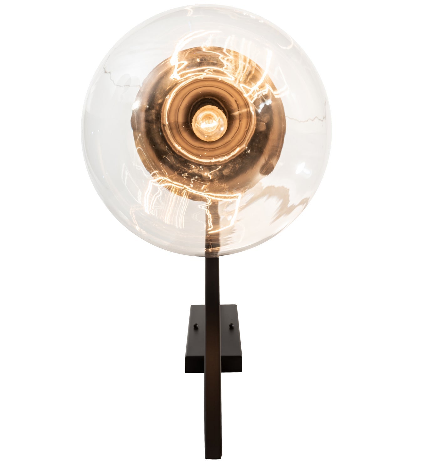 Aideen 1-Light 28.00" Oil Rubbed Bronze LED Wall Sconce detail view 6