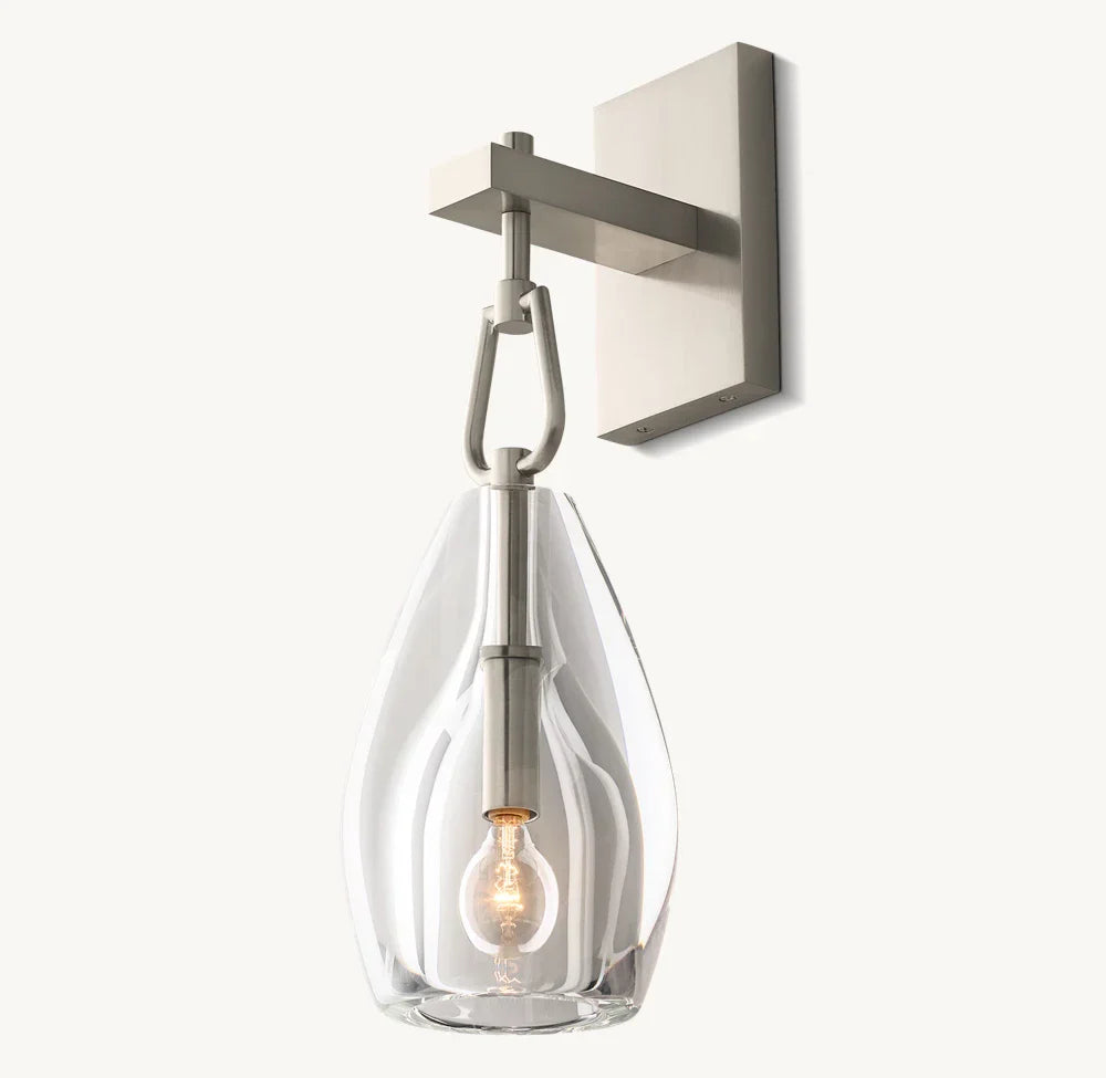 Botanist Flute Wall Light, Bedroom Wall Sconce, detail 16