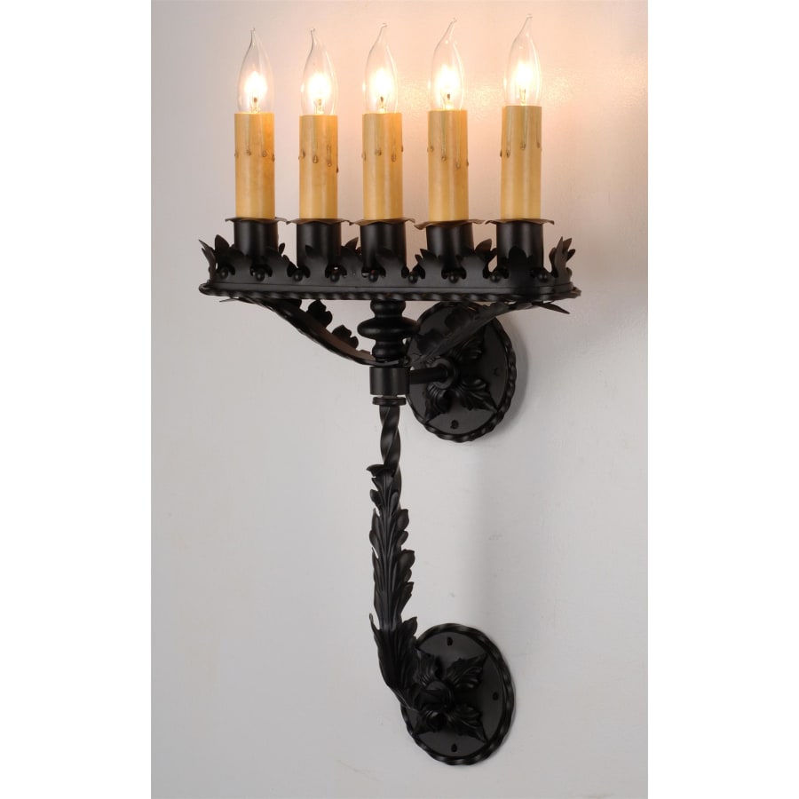 16" Wide 5-Light Wall Sconce
