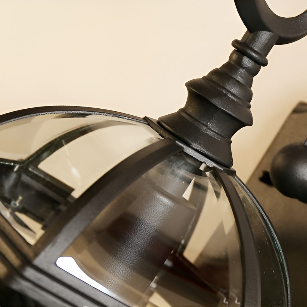 Double-layer Waterproof Glass E26 Vintage Wall Light, Wall Sconce, detail 9