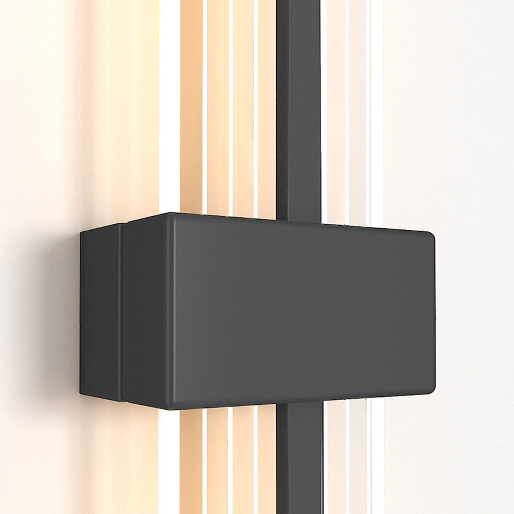 Creative Rectangle Warm Light Postmodern Wall Light Wall Fixtures Lighting, Bedroom Wall Sconce, detail 10