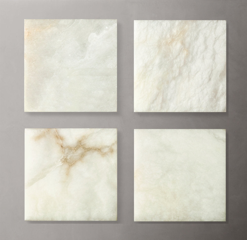 Reynard Alabaster Wall Light, Bathroom Wall Sconce, detail 4