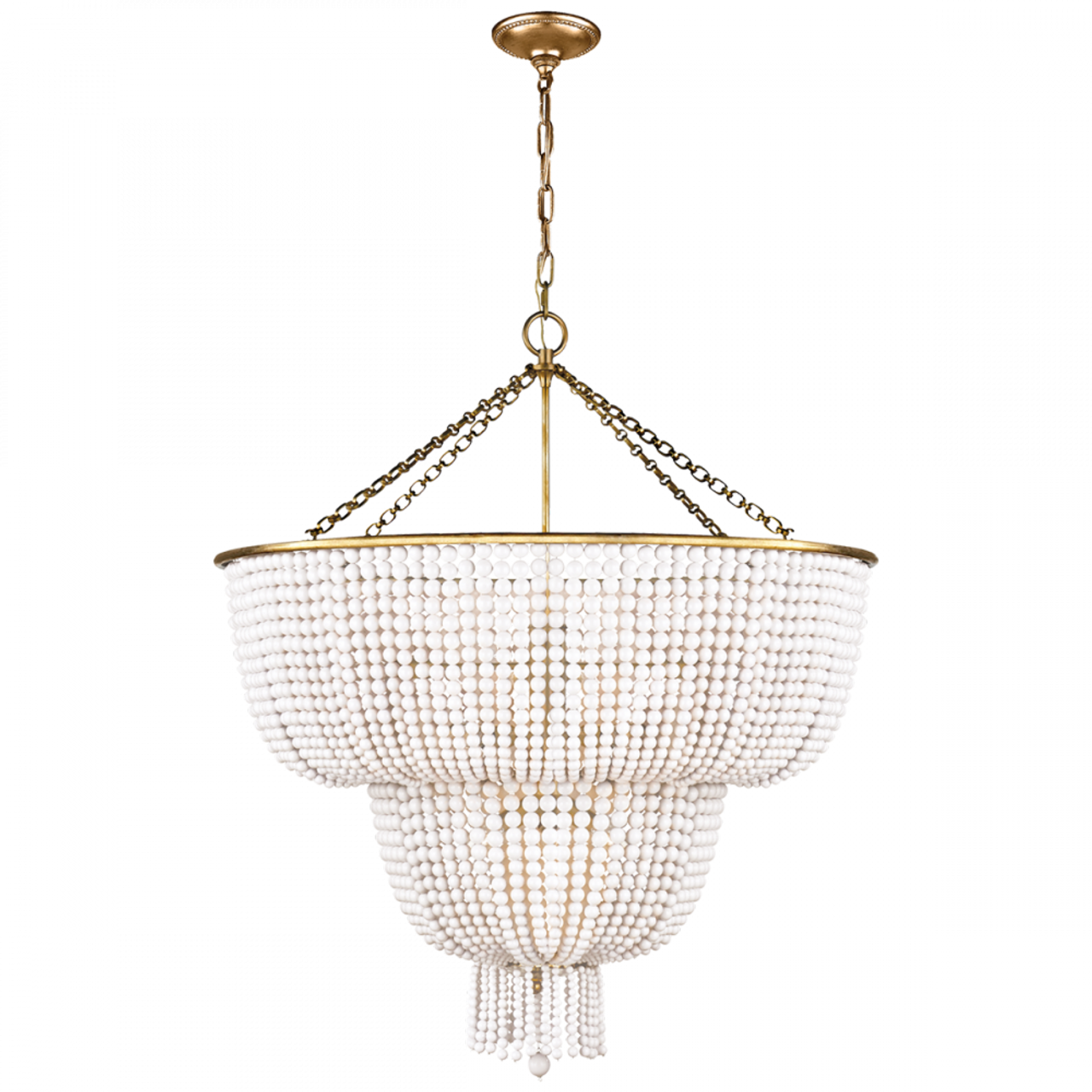 Arlington Chandelier, 8-Light, Silver, Clear Heritage