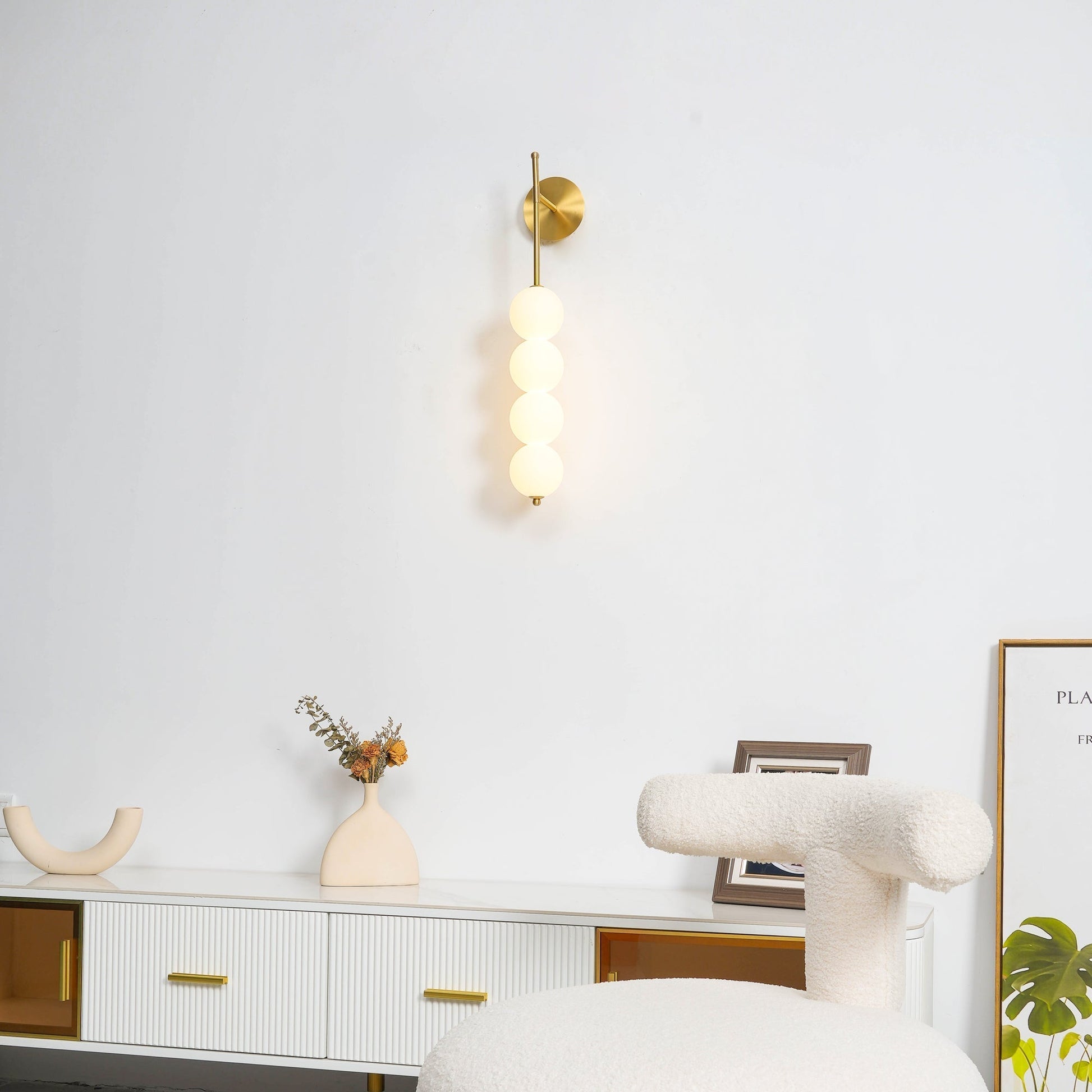 Abacus Wall Light, Bedroom Wall Sconce, detail 3
