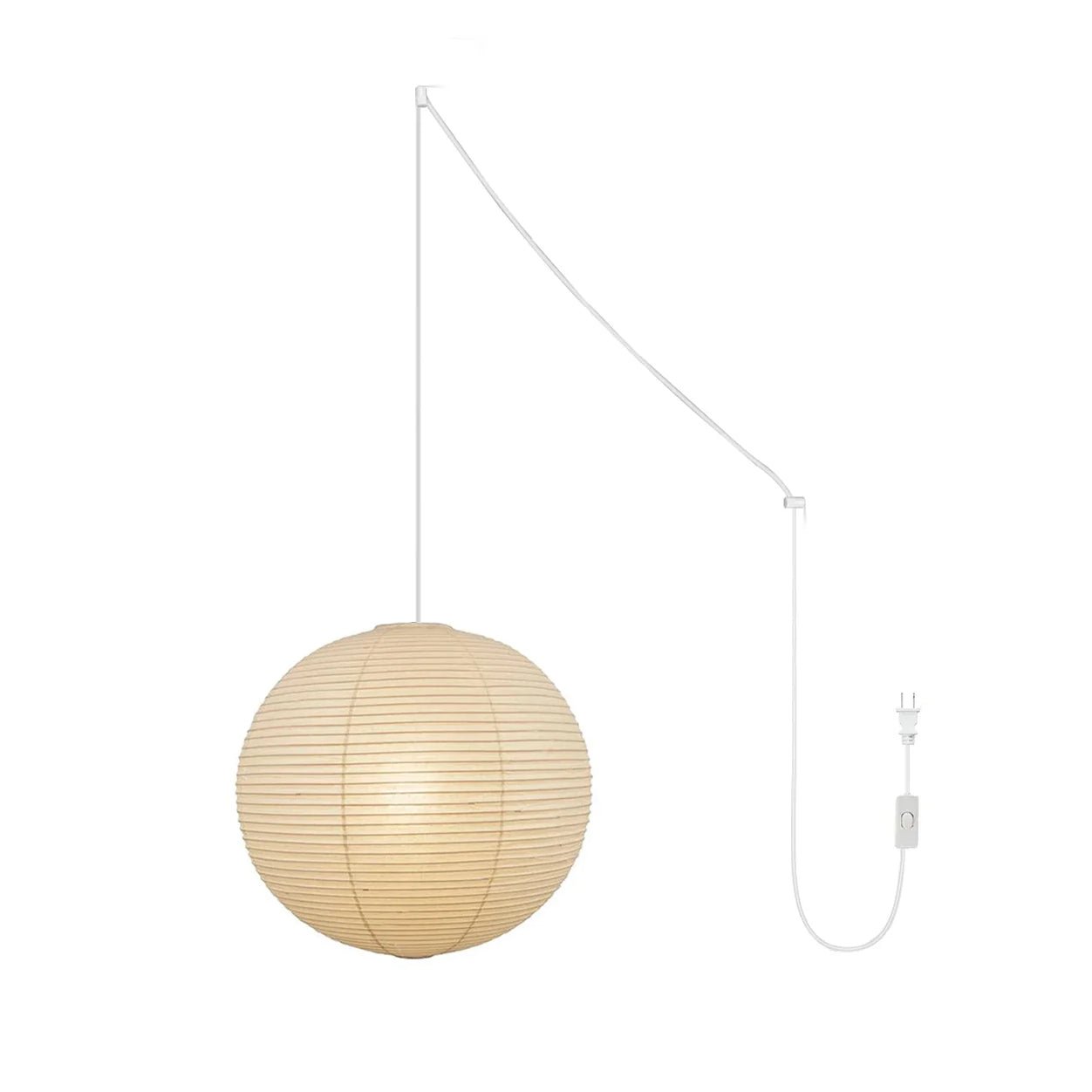 Akari a Round Swag Light Pendant Light