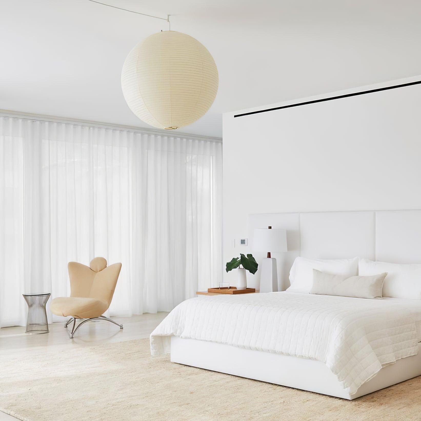 Washi Paper Round Series Ceiling Light