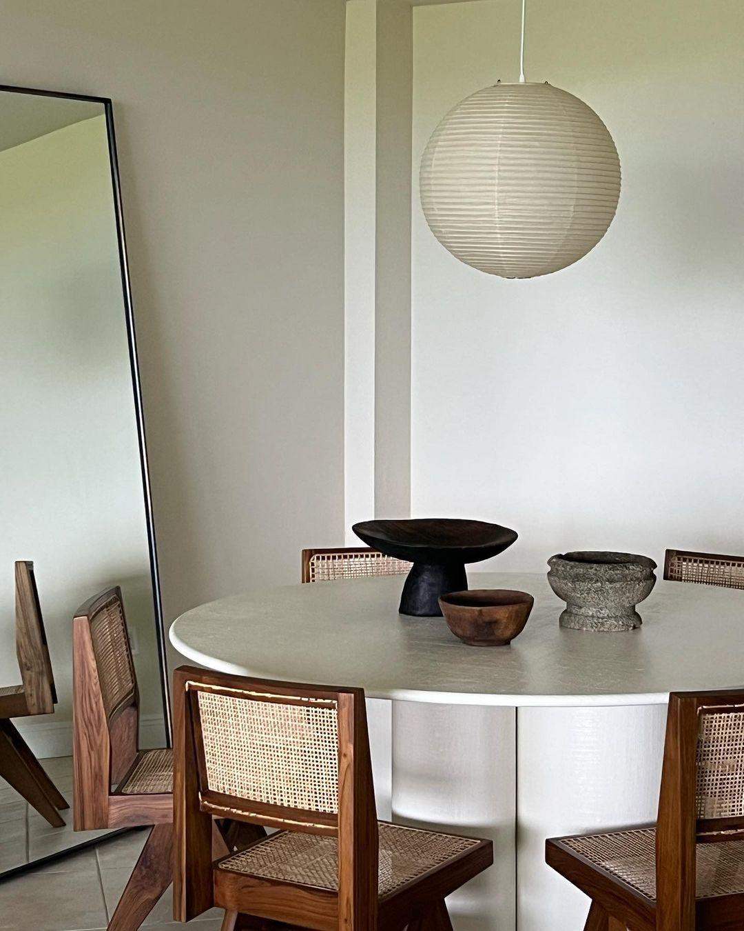 Washi Paper Round Series Ceiling Light