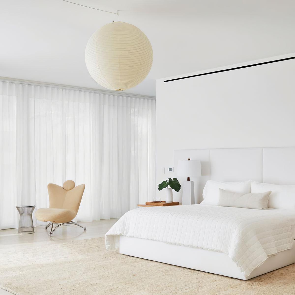 Washi Paper Round Series Ceiling Light
