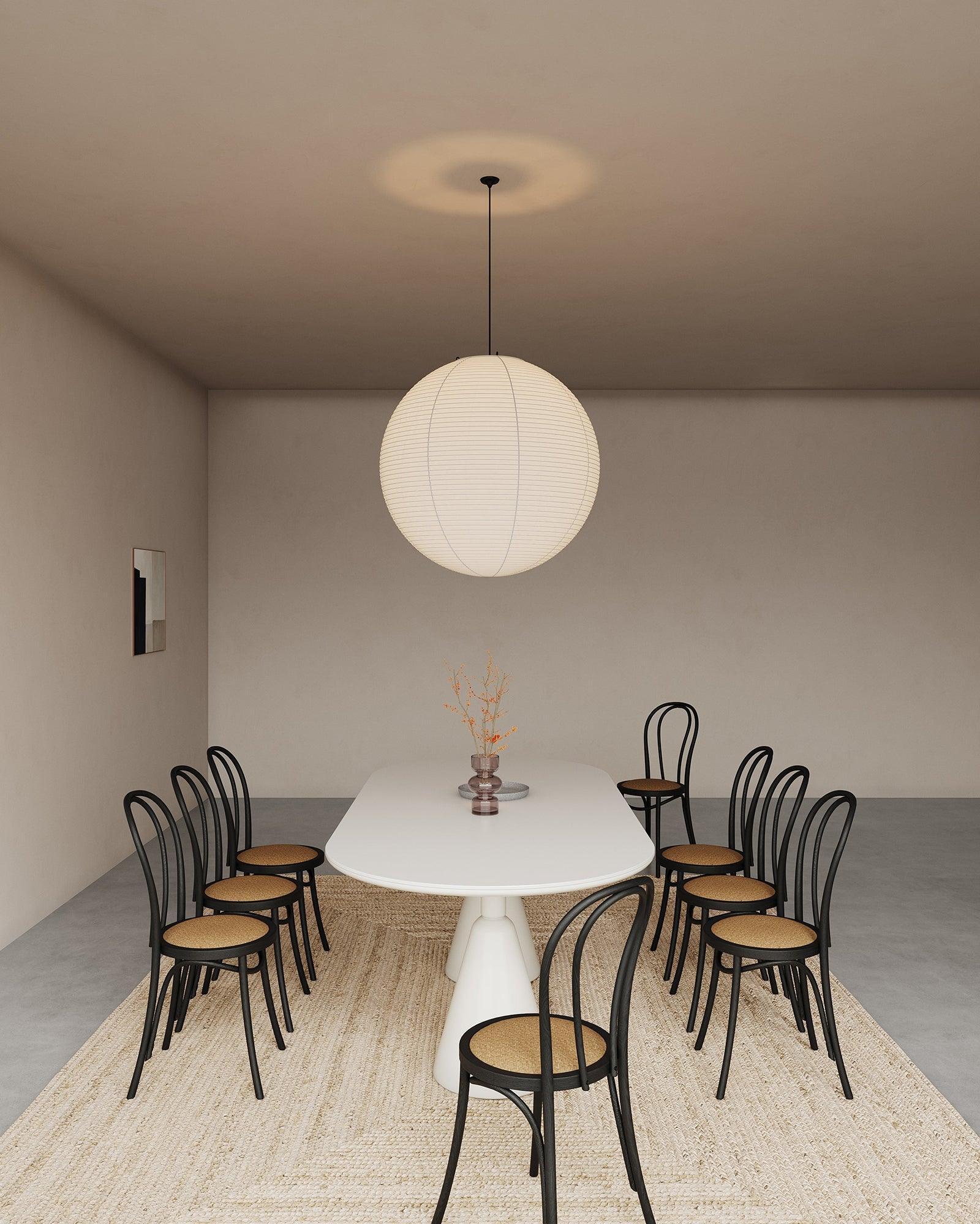 Washi Paper Round Series Ceiling Light