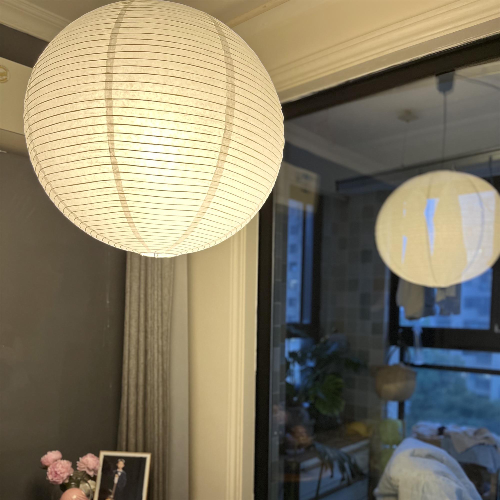 Washi Paper Round Series Ceiling Light