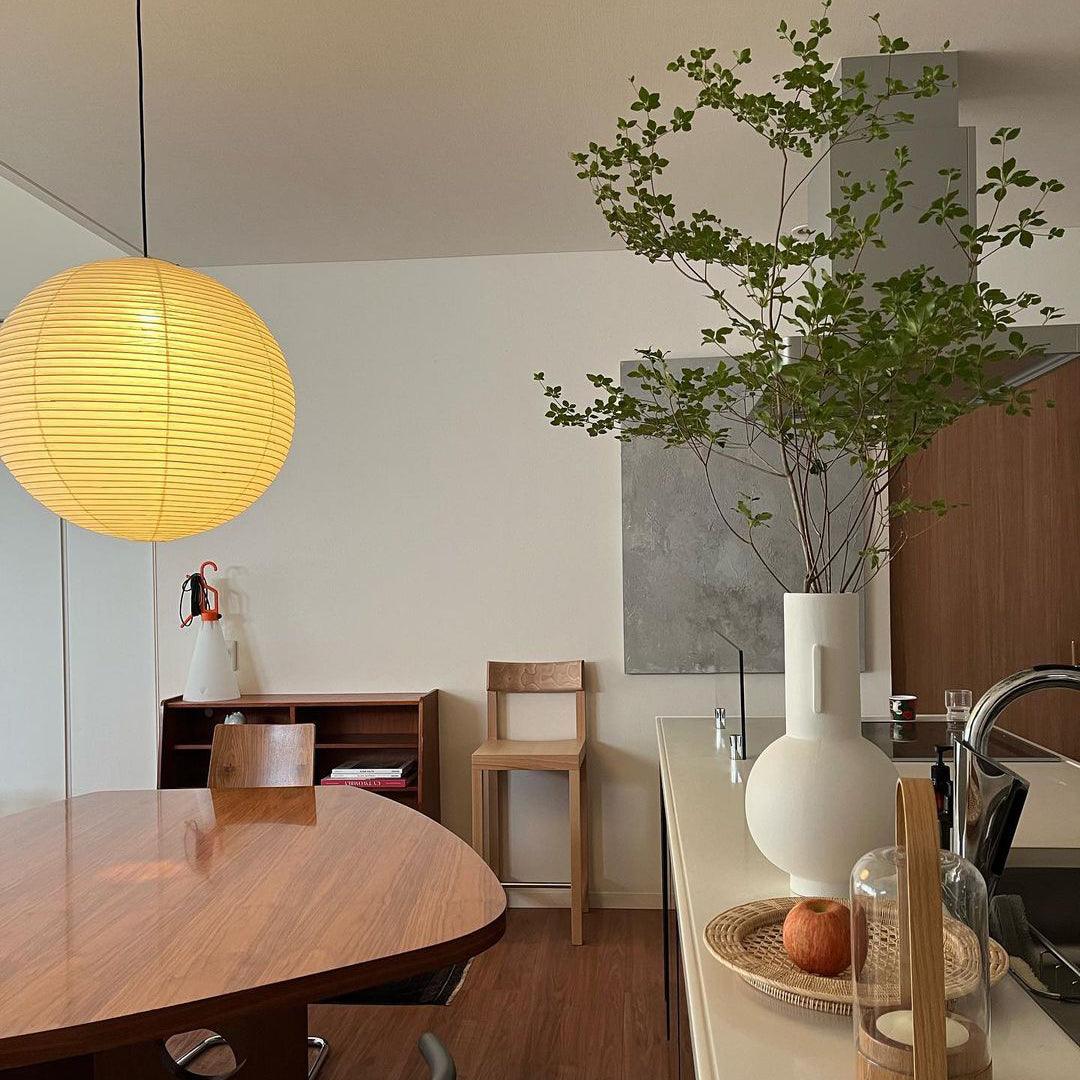 Washi Paper Round Series Ceiling Light