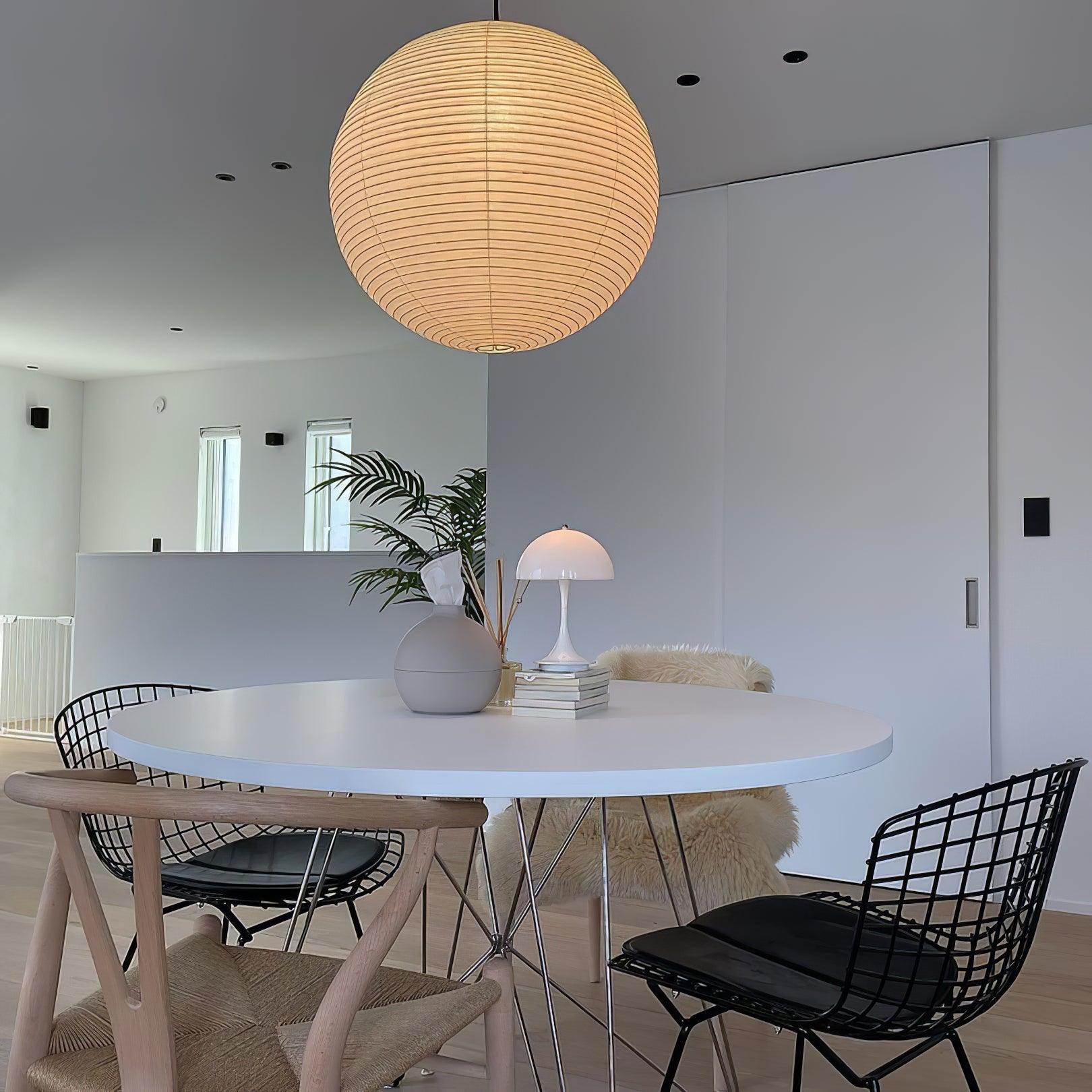Washi Paper Round Series Ceiling Light