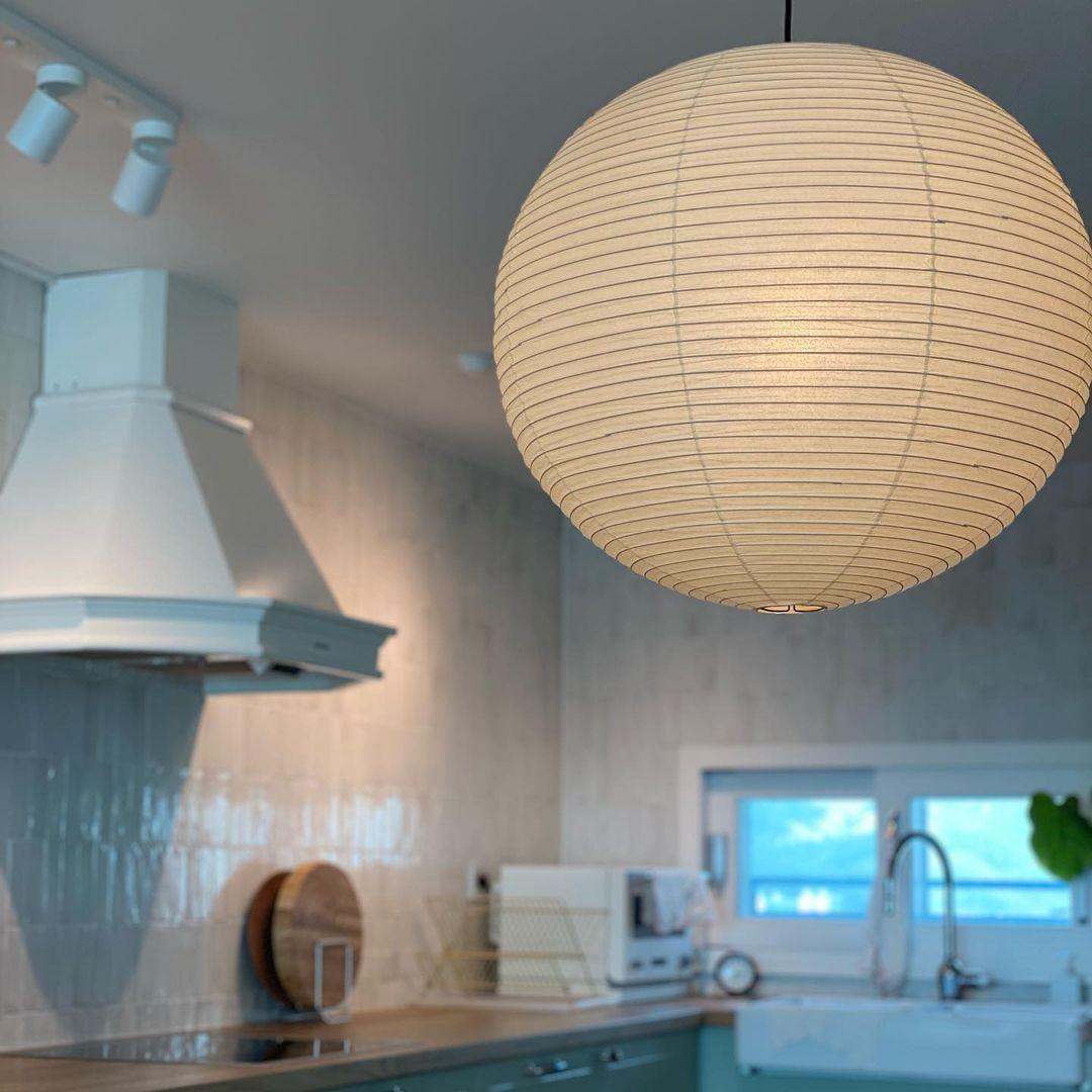 Washi Paper Round Series Ceiling Light