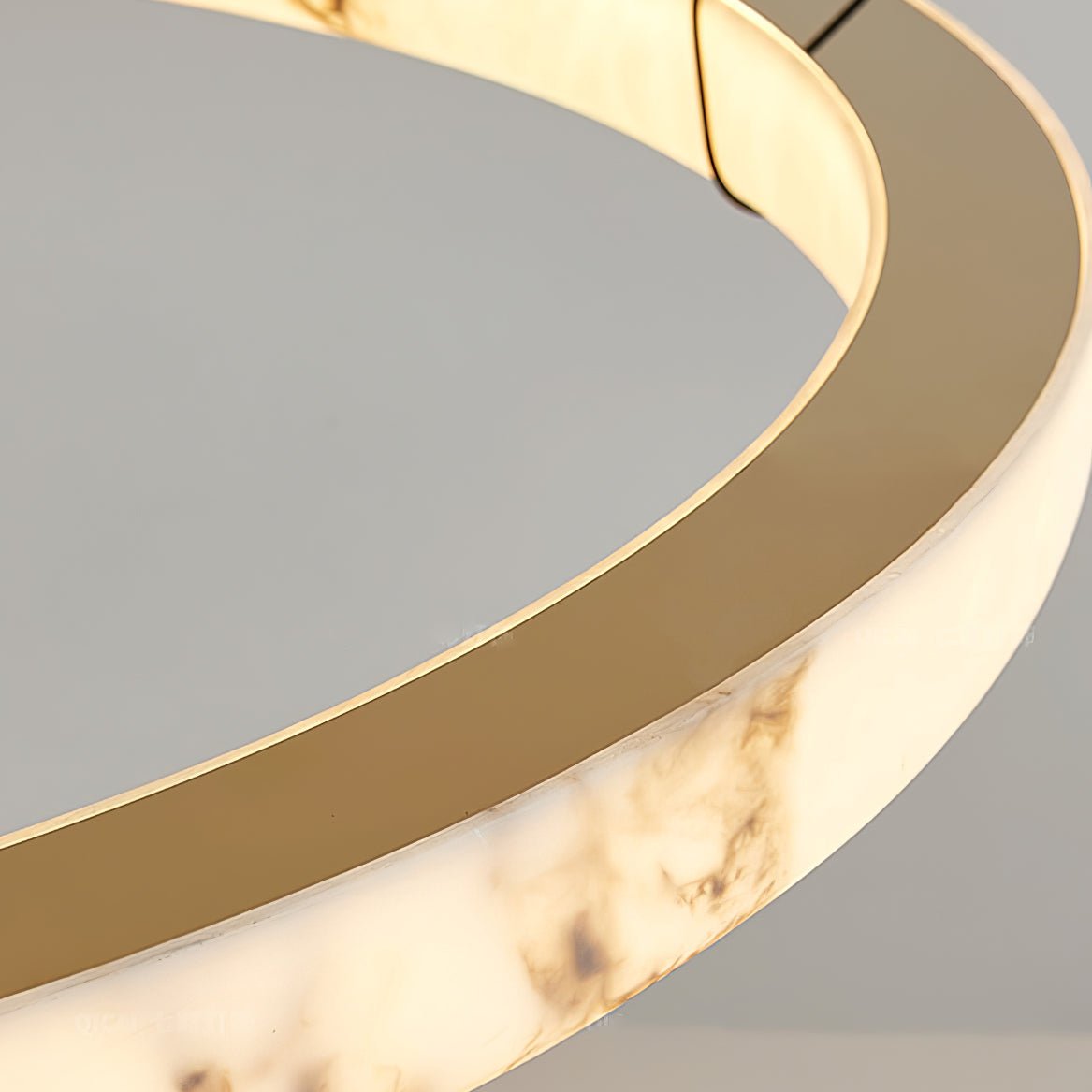 Alabaster Ring Chandelier