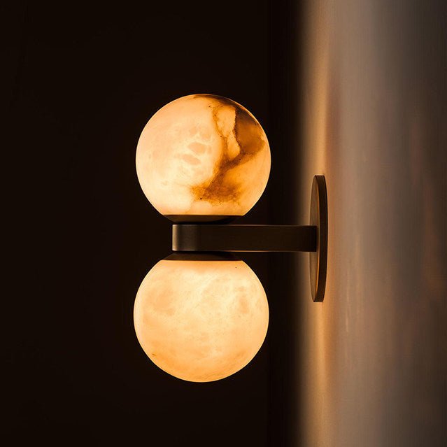 Alabaster Celestia Orb Wall Light