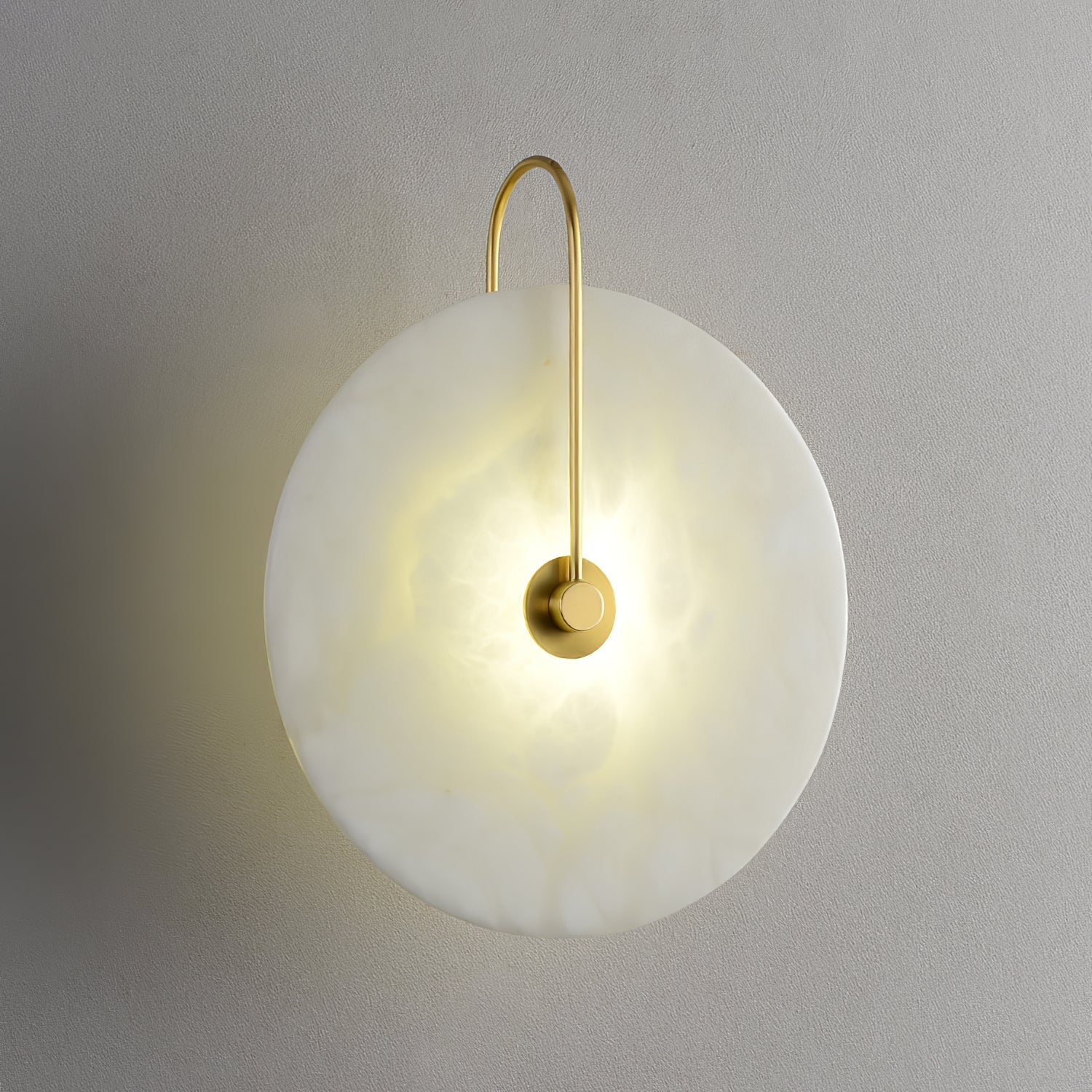 Alabaster LED Wall Light, Hardwired Wall Sconce, detail 11