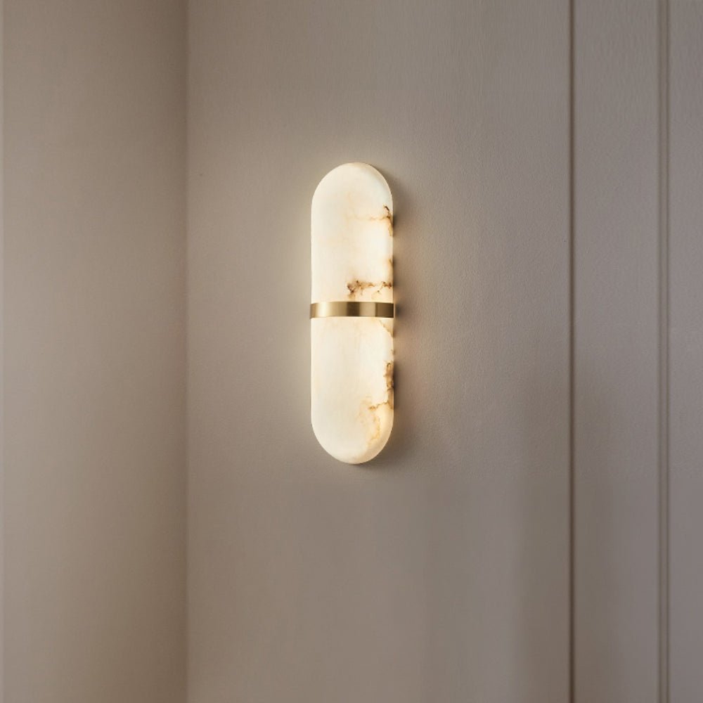 Alabaster Pill Wall Sconce