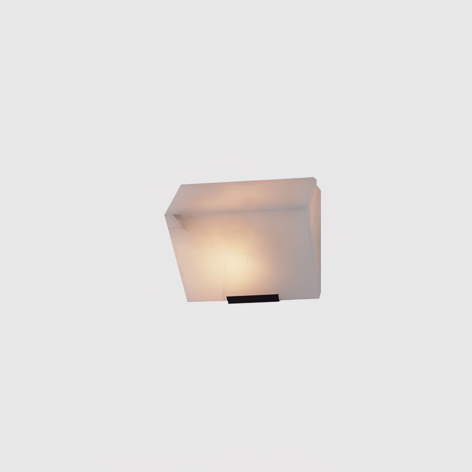 Alabaster Staircase Wall Light, Hardwired Wall Sconce, detail 23