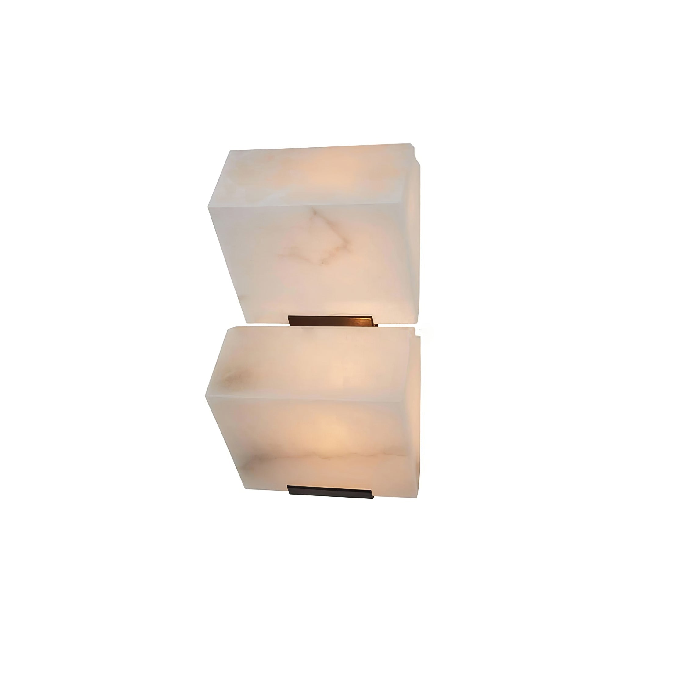 Alabaster Staircase Wall Light, Hardwired Wall Sconce, detail 22